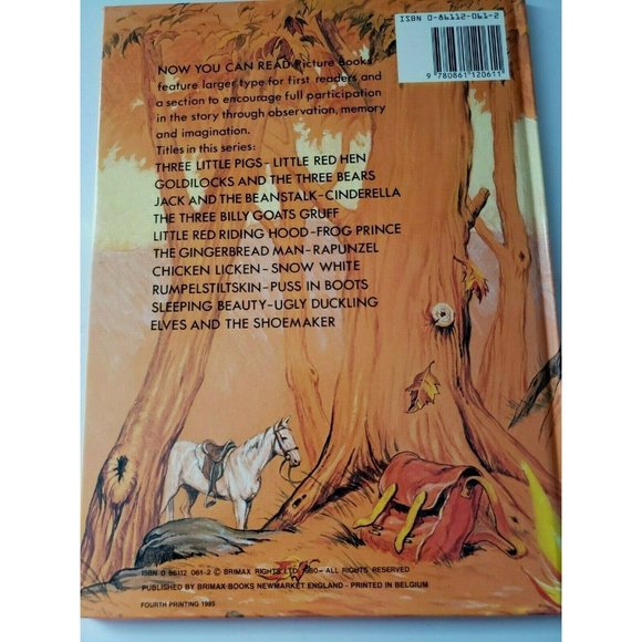 Rumpelstiltskin Large Type For First Readers, 1985- Kids Story Book - Picture 3 of 4